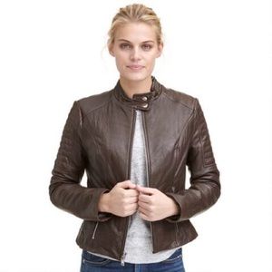Wilson's Leather Vintage Brown Leather Jacket